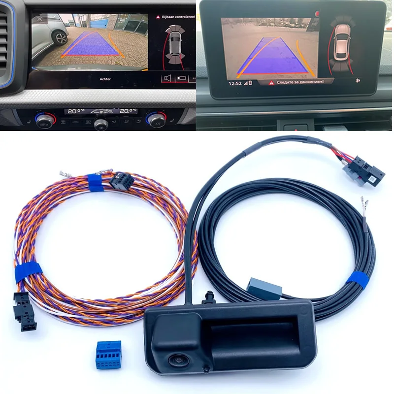 

Rear View Camera with Highline Guidance Line Wiring harness NEW For A4 A5 B9 F5 Q5 FY Q2 Q3 F3 A1 8W8 827 566 E 8W8827566 E