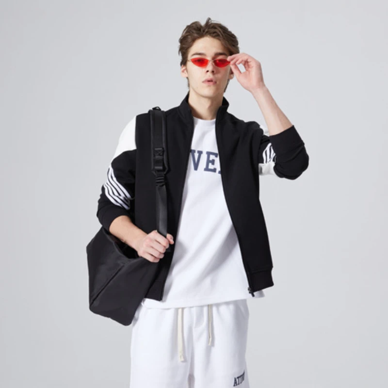 NEW Shoulder Bag Trendy Crossbody Bag Unisex Fashion Sports Leisure Fitness Travel Zipper Solid Color Large Capacity All-Match