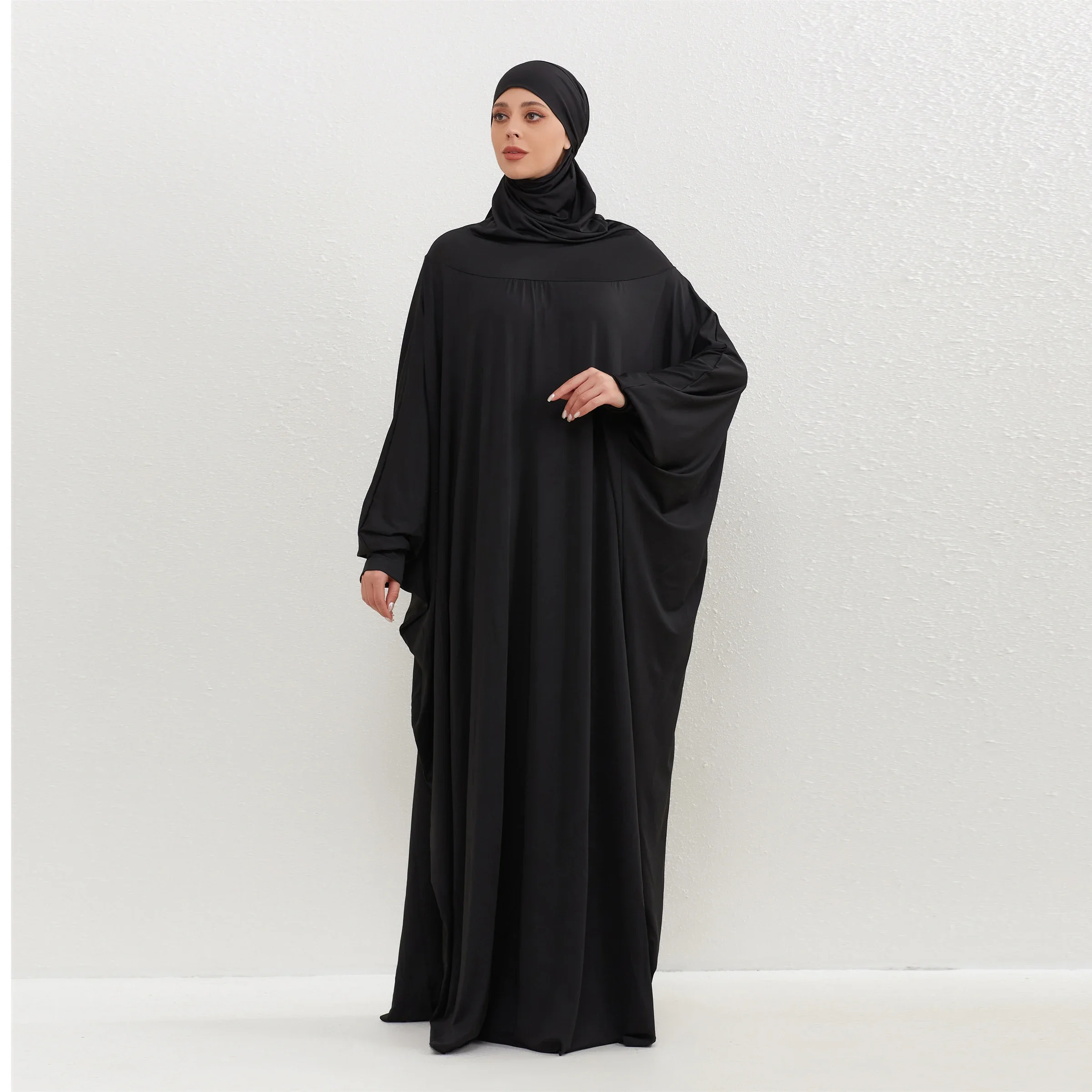 Hooded Muslim Prayer Abaya Dress Seb96e03e98c64537bc825ba3e219c74cX