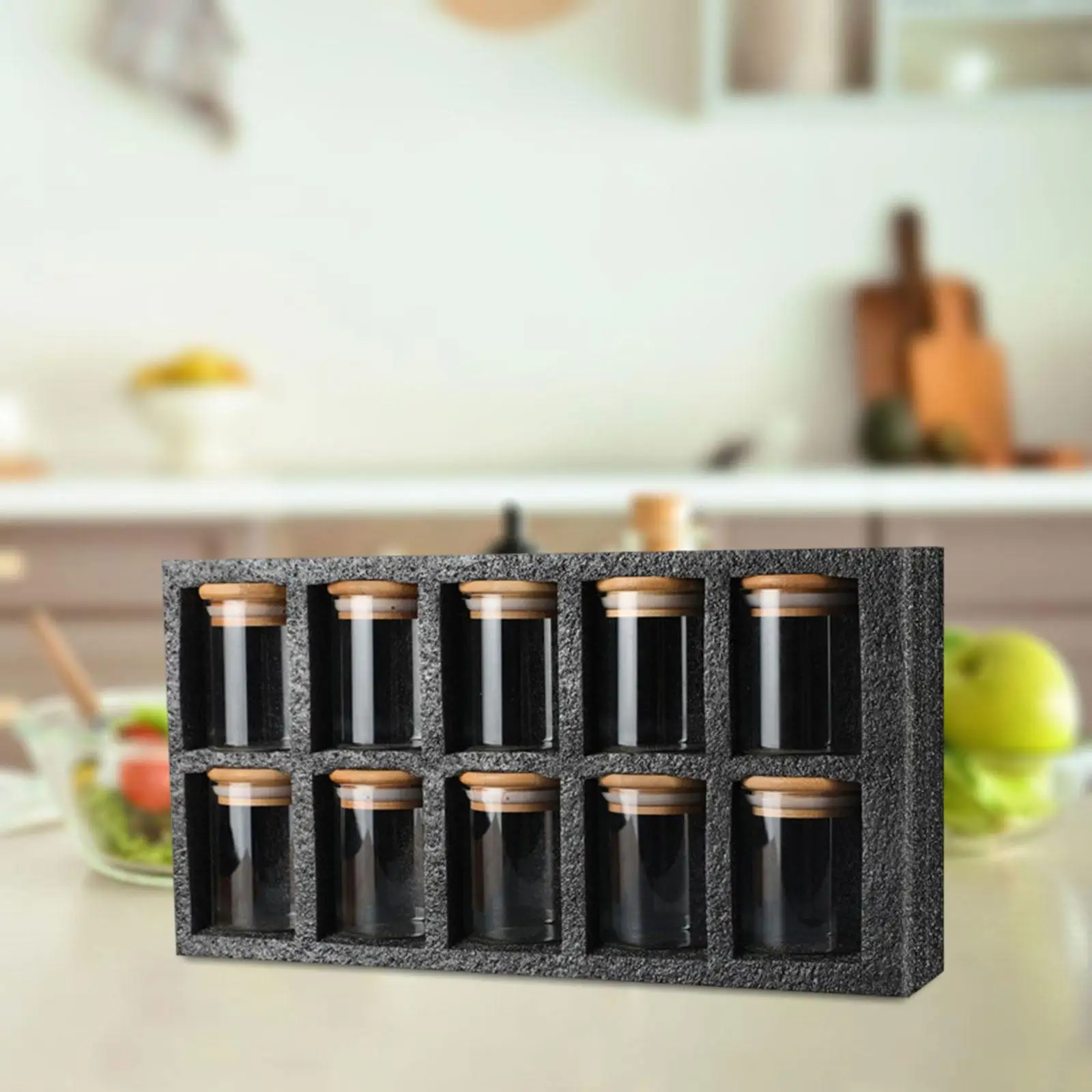 

Стеклянная банка для муки, стеклянные банки для кухонной столешницы, 10 упаковок, 6,76 унций