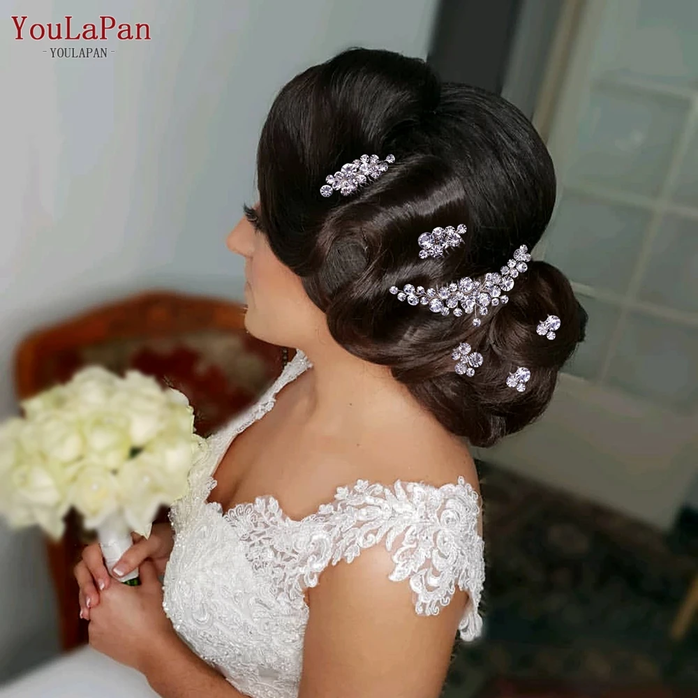 YouLaPan Many Styles Bridal Tiara Bridal Combs Wedding Hair Accessories Wedding Hair Jewelry Pearl Comb