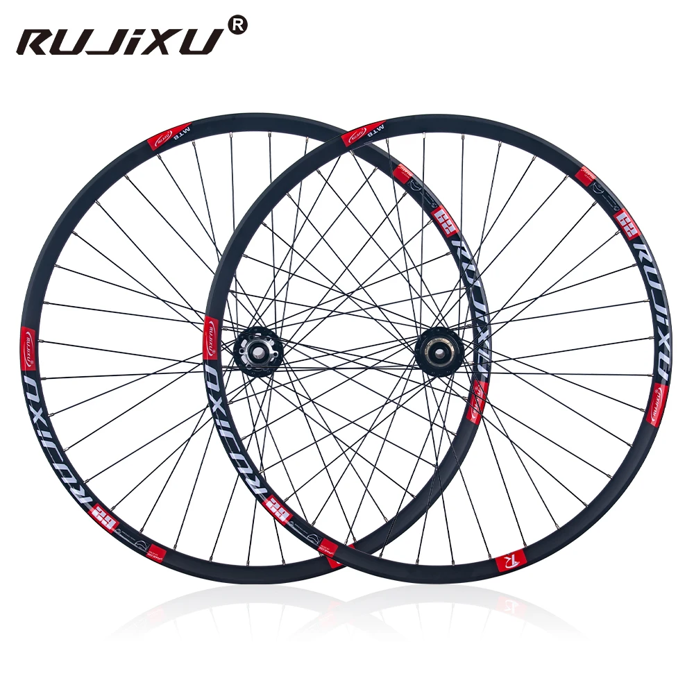 Set Ruote MTB 26/27.5/29 Pollici | Cerchio 30mm | Hub Boost 148mm | Ruote Bicicletta In Alluminio E Acciaio | Freno A Disco