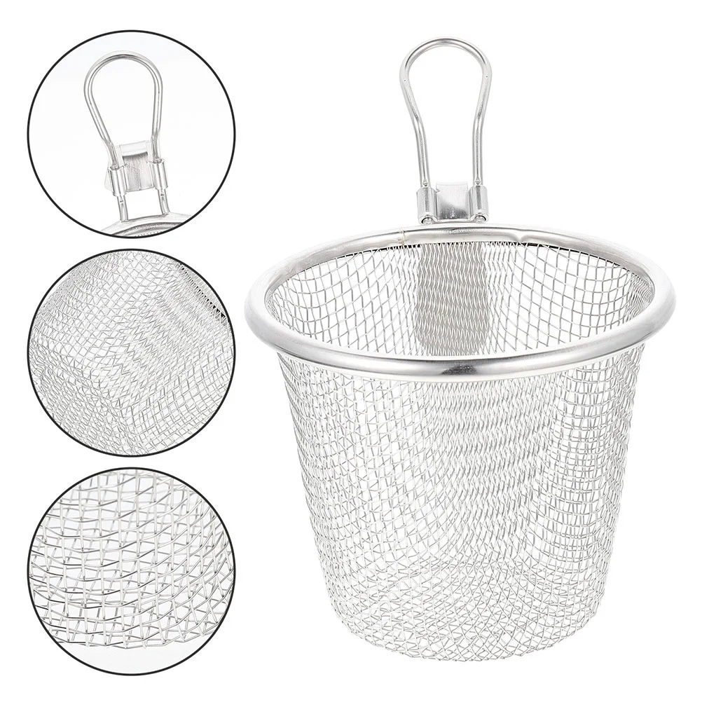 

Inoxidable Stainless Steel Colander Fine Mesh Strainer Pasta Baskets Slip Through The Net Collander