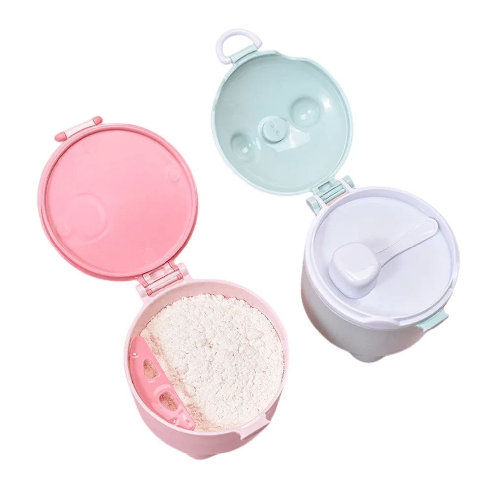 Baby Milk Powder Portable Cute Pig Food Storage Box Essential Cereal Infant Milk Powder Box Toddle Snacks Container