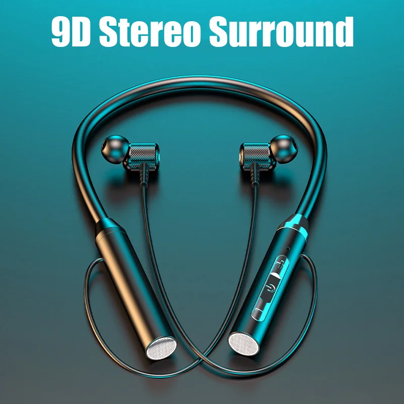 Bluetooth Earphones Wireless Headphones Sport Neckband Neck