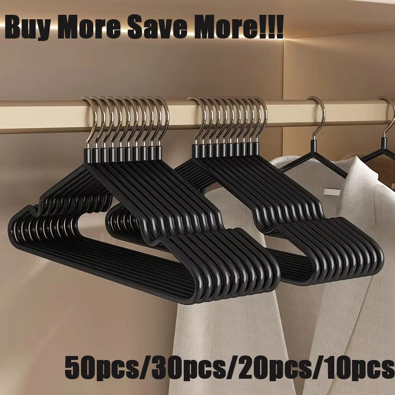 50 pcs Non-marking Non-slip Clothes Hangers for Home Use