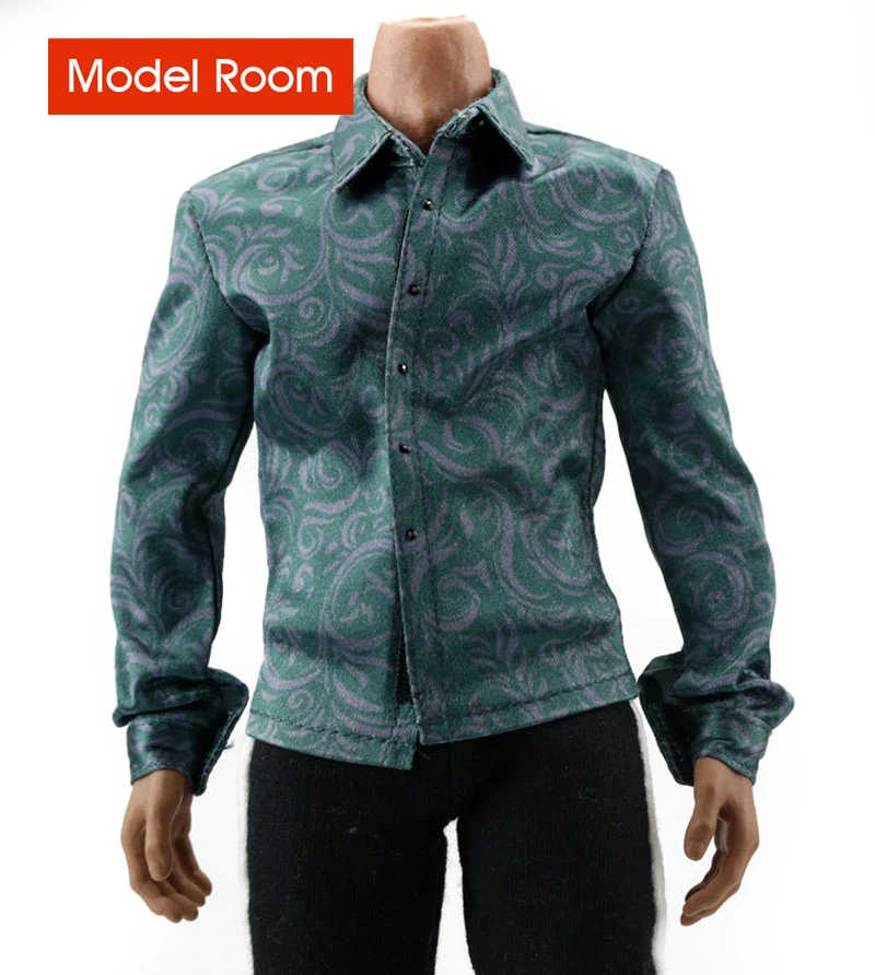 1/6 skala Männlich Einfarbig Langarm-shirt Unterwäsche Kleidung Modell Fit 12'' Soldat Action Figur Körper Puppen – Detail 7