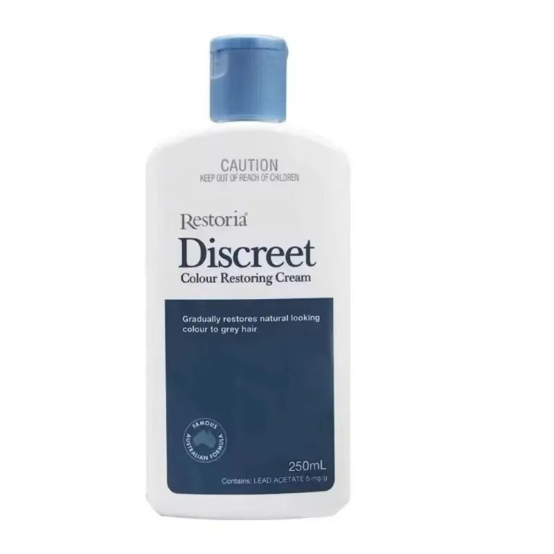 250ml Restoria Discreet Colour Restoring Cream Original Reduce Grey Hair for Men and Women  Lotion Hair Care Hair Treatments 6