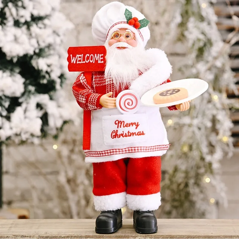 New Big Santa Claus Doll Children Xmas Gift Christmas Tree Decorations Home Wedding Party Supplies Plush Ornaments - Image 5