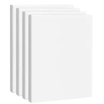 Telaio per Dipinti ad Olio, Telaio per Tela per Studenti d'Arte, Telaio per Dipinti ad Olio in Tessuto di Cotone, Blocco da Disegno Fai-da-Te in Acrilico