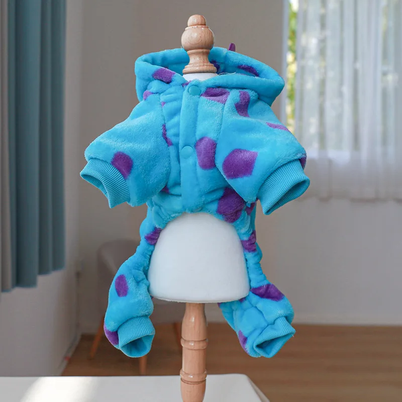 Plush Dog Overalls Costume 3