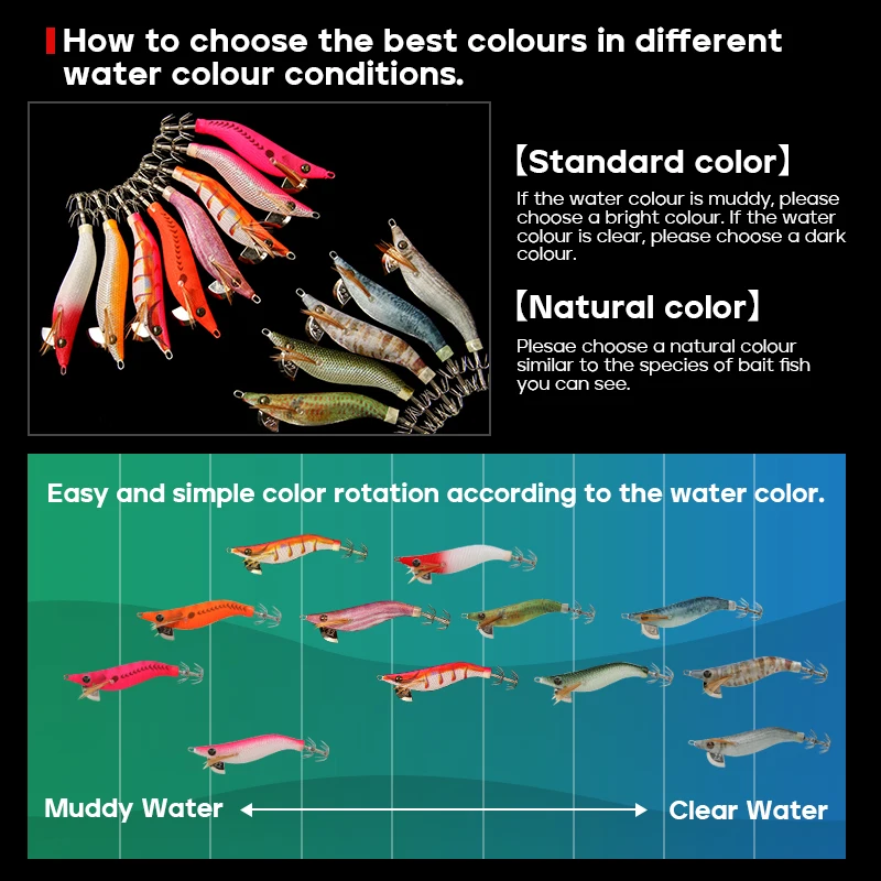 Eging Squid Fishing Lure 1.5# 1.8# 2.2# Wood Shrimp Bait Mini squid lure Luminous Octopus Jig Webfoot Octopus Cuttlefish