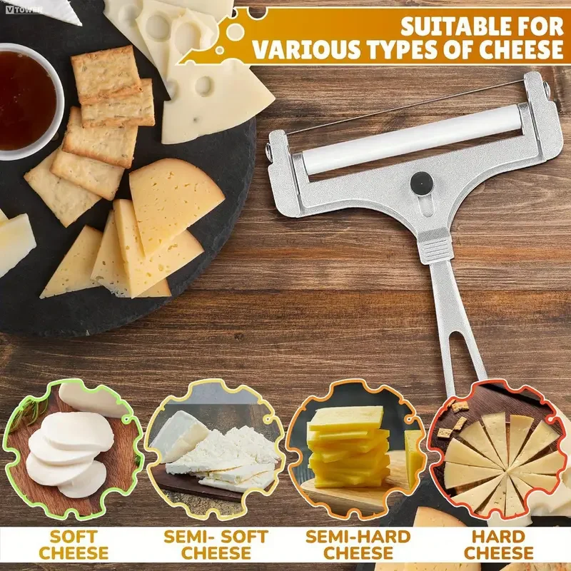 Cheese Slicer Stainless Steel Handheld Cheese Butter Slicer Cutter Grinder Cutting Knife Tools Kitchen Accessories