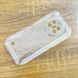 Soft TPU Silicone Protective Phone Case - Durable Back Cover Coque for DOOGEE Fire 3 Max (Transparent)