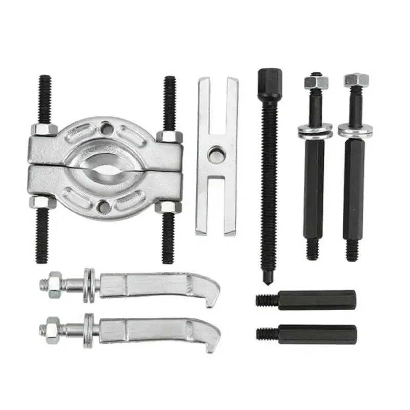 Car Repair Tool 9pcs Portable Bearing Splitter Separator Puller Kit High Strength Metal Removal Set With Box