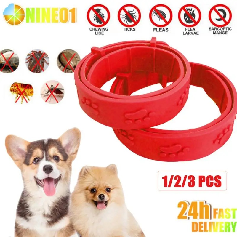 Pet Dog Cat Collar Anti Flea Mite Lice Insecticide Mosquito Outdoor Adjustable Pets In Vitro Deworming Leads Collar Pet Products