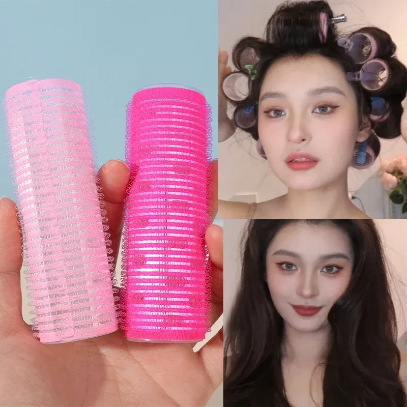 Hair Styling Tool Portable Hair Rollers Self Adhesive Lazy DIY Magic Styling Heatless Hair Roller Bang