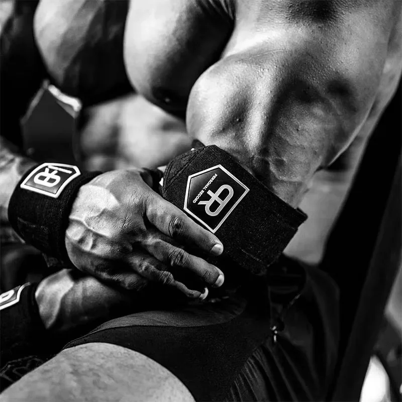 Elite Fitness Elbow Support Wraps - Powerlifting & Crossfit Strength Brace