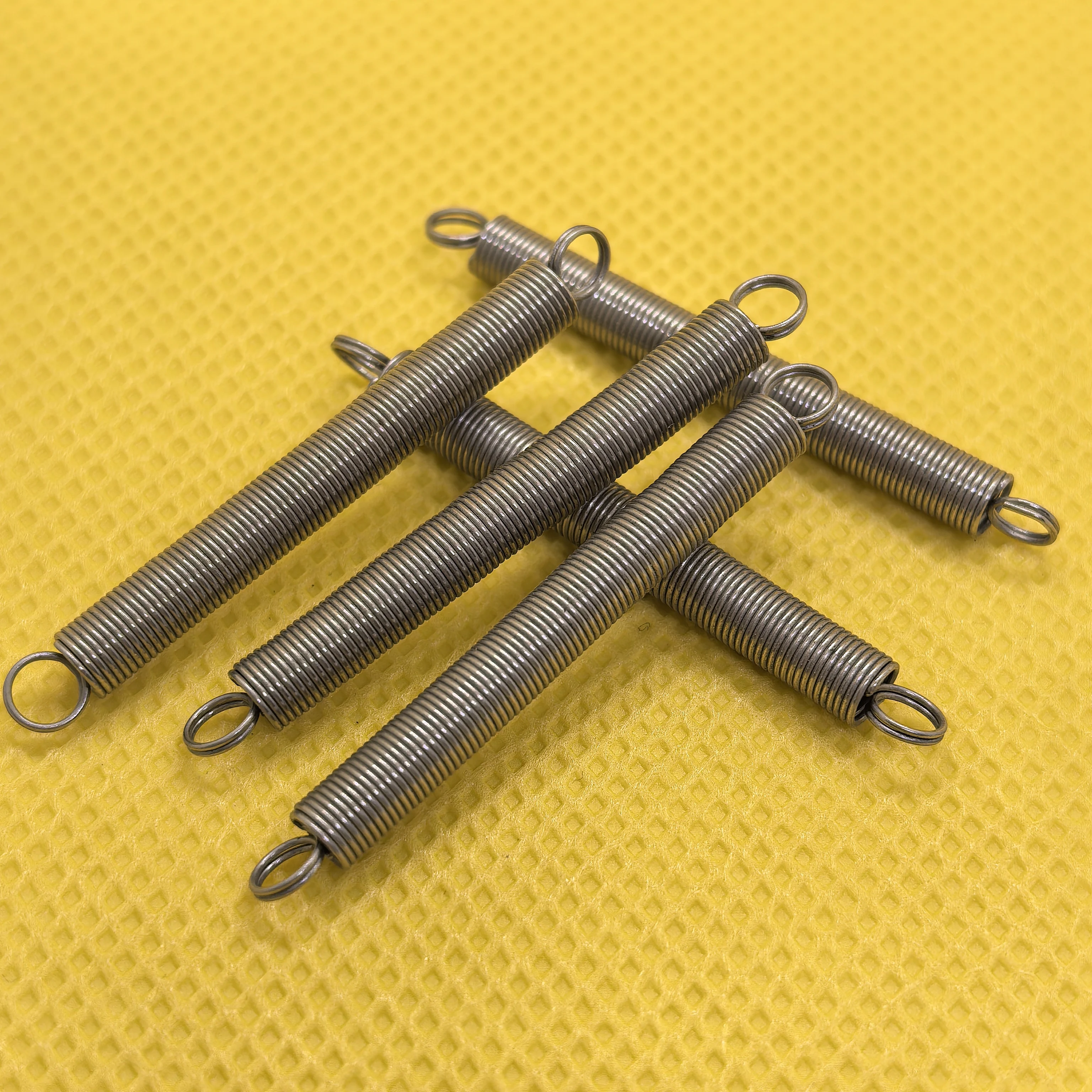 Durable 1.2mm 304 Stainless Steel Double Loop Tension Spring with S Hook