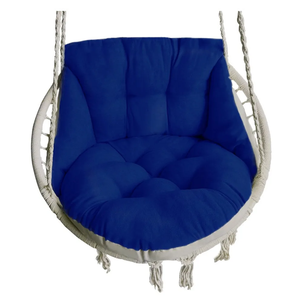 Hammock chair cushion, hanging basket egg chair cushion round seat thick nest back pillow suitable for courtyard garden 6