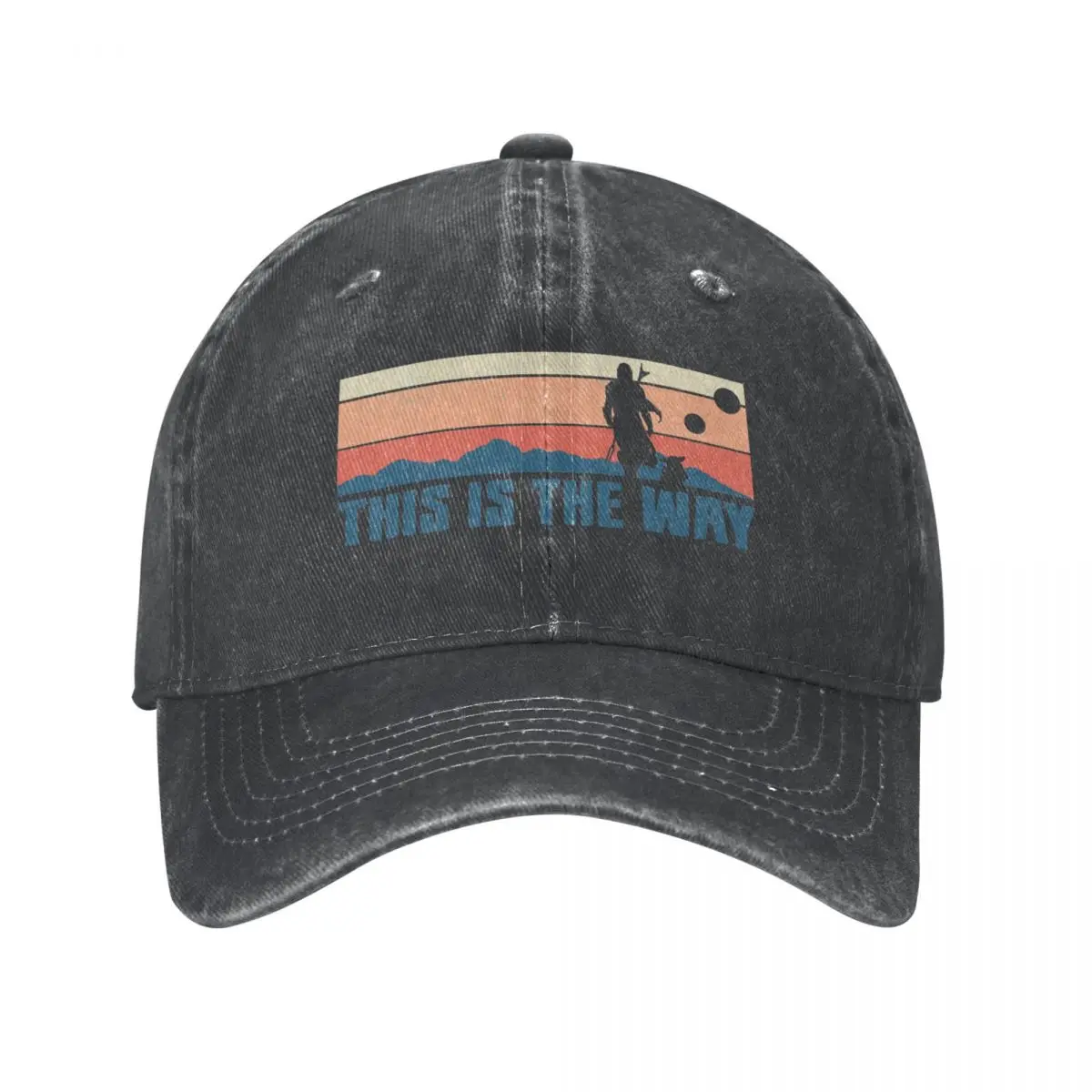 

This is the Way retro vintage sunsetCap Cowboy Hat baseball hat custom cap sun hat hats woman Men's