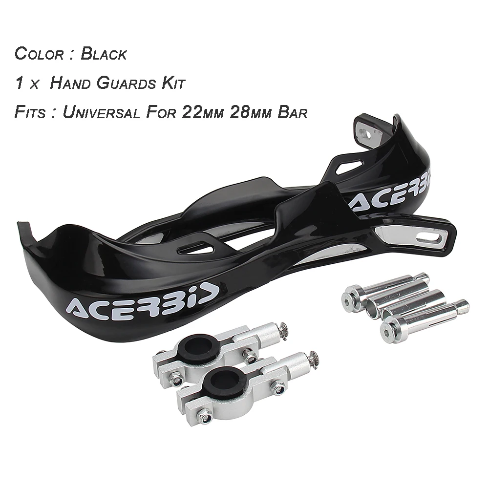 Universal Motorcycle Handguard Handlebar Shield for Off-Road and ATV Bikes