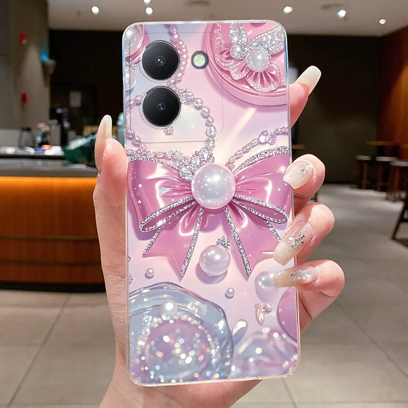 Transparent Butterfly Soft Silicone TPU Phone Case - Protective Casing