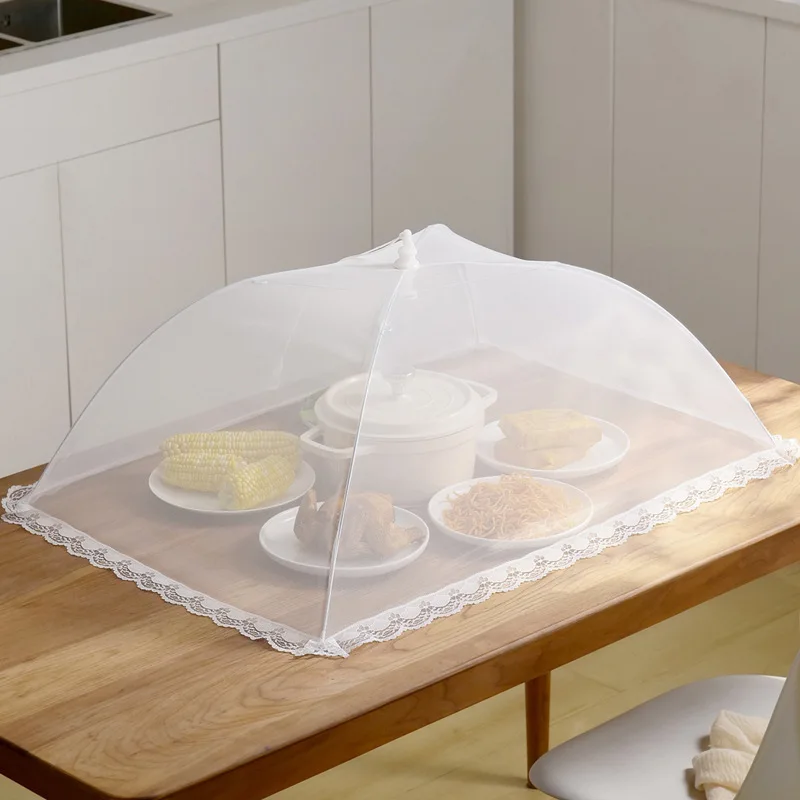 Food Covers Mesh Supplies Foldable Kitchen Anti Fly Mosquito Food Cover Picnic Protect Vegetable Fruit Breathable Cover Kitchen food cover