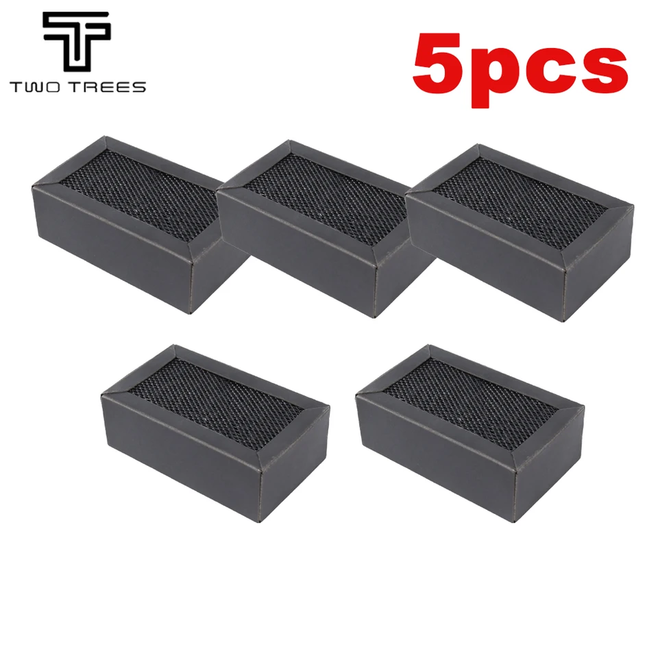 Pack De 5 Filtros De Carbón Activado Para Impresora 3D - Compatible Con P1P, P1S, X1, P1 - Vida útil 1440 Horas