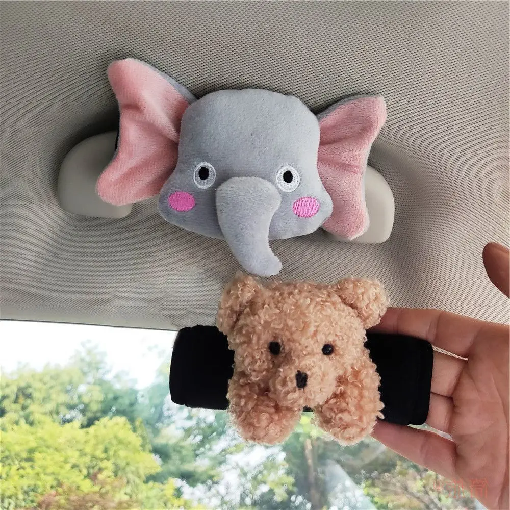 

Car Cartoon Bear Roof Hand Cover Car Handle Inside the Car Pull Handle Protective Cover Universal Ceiling Decoration
