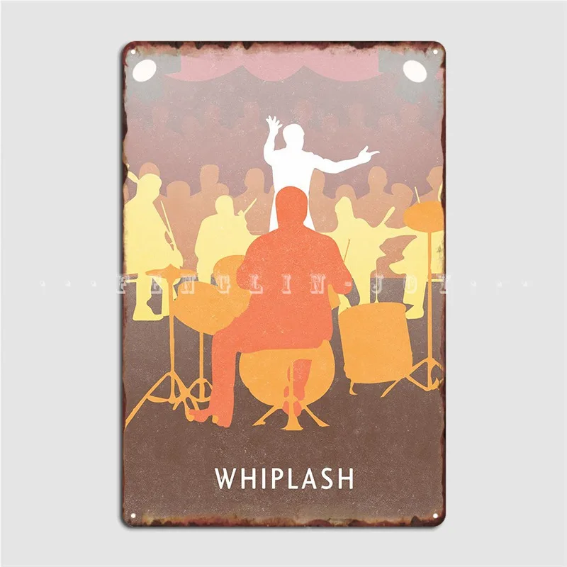 Whiplash Metal Sign Wall Cave Cave Pub Retro Garage Decoration Tin Sign Poster