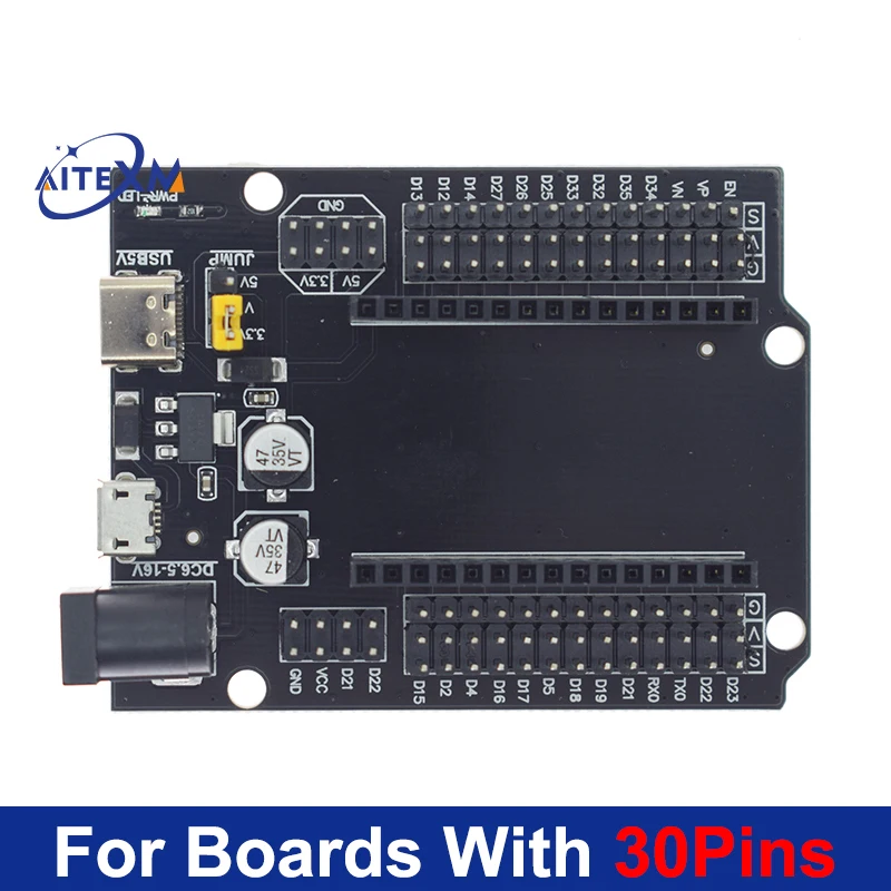 ตัวเลือกสินค้า ESP32 บอร์ดพัฒนา WiFi + Bluetooth ประหยัดพลังงาน