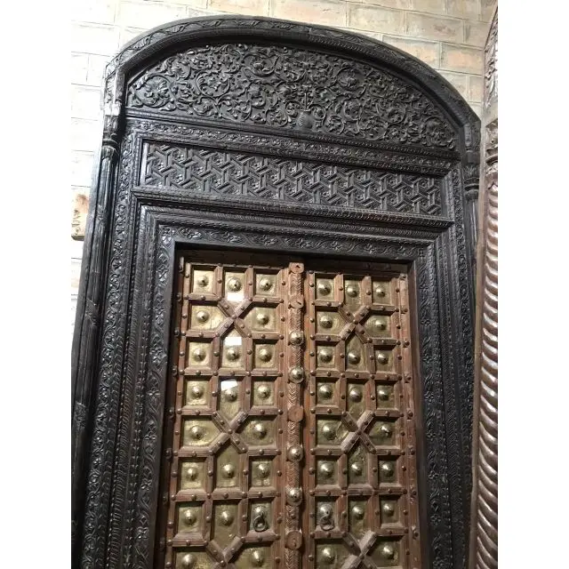 OLD INDIAN FRONT DOOR ANTIQUE CARVED DOOR