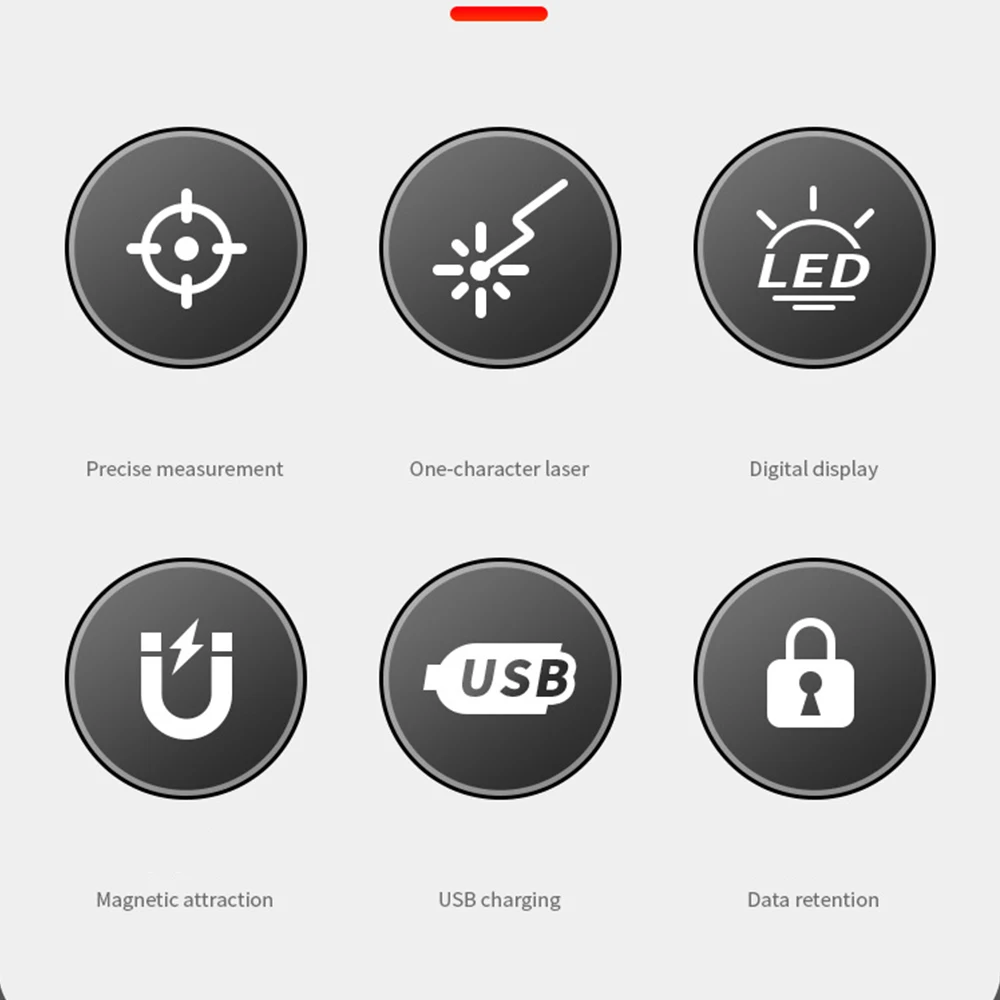Digital Angle Finder Electronic Laser Gauge Ruler