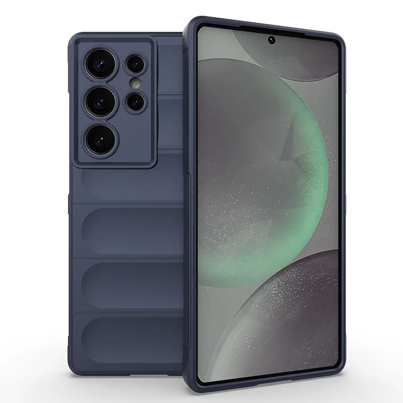Silicone Soft-Touch Airbag Case with Full Lens Protection and Anti-Drop Cover