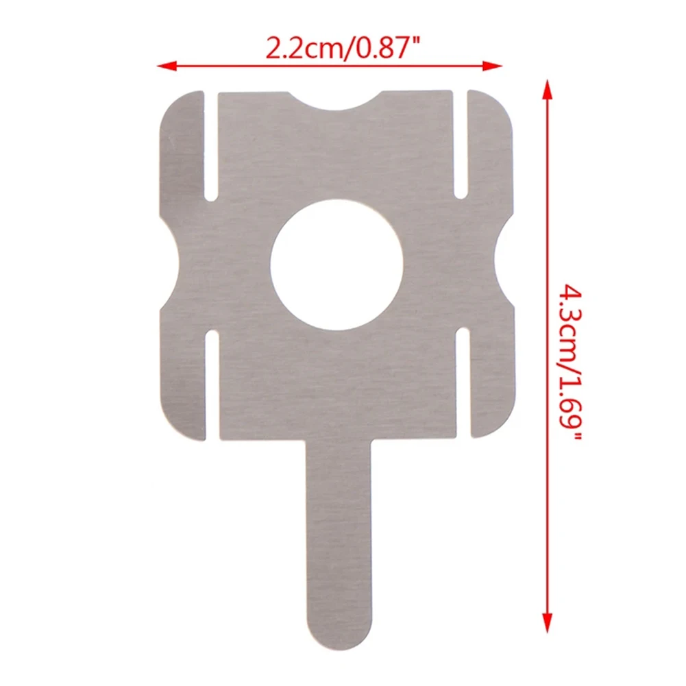 50Pcs/set 4S Lithium Battery Pack Replace Spot Welding Nickel Sheet U-Shaped For Computer Battery Welding Tool Accessories