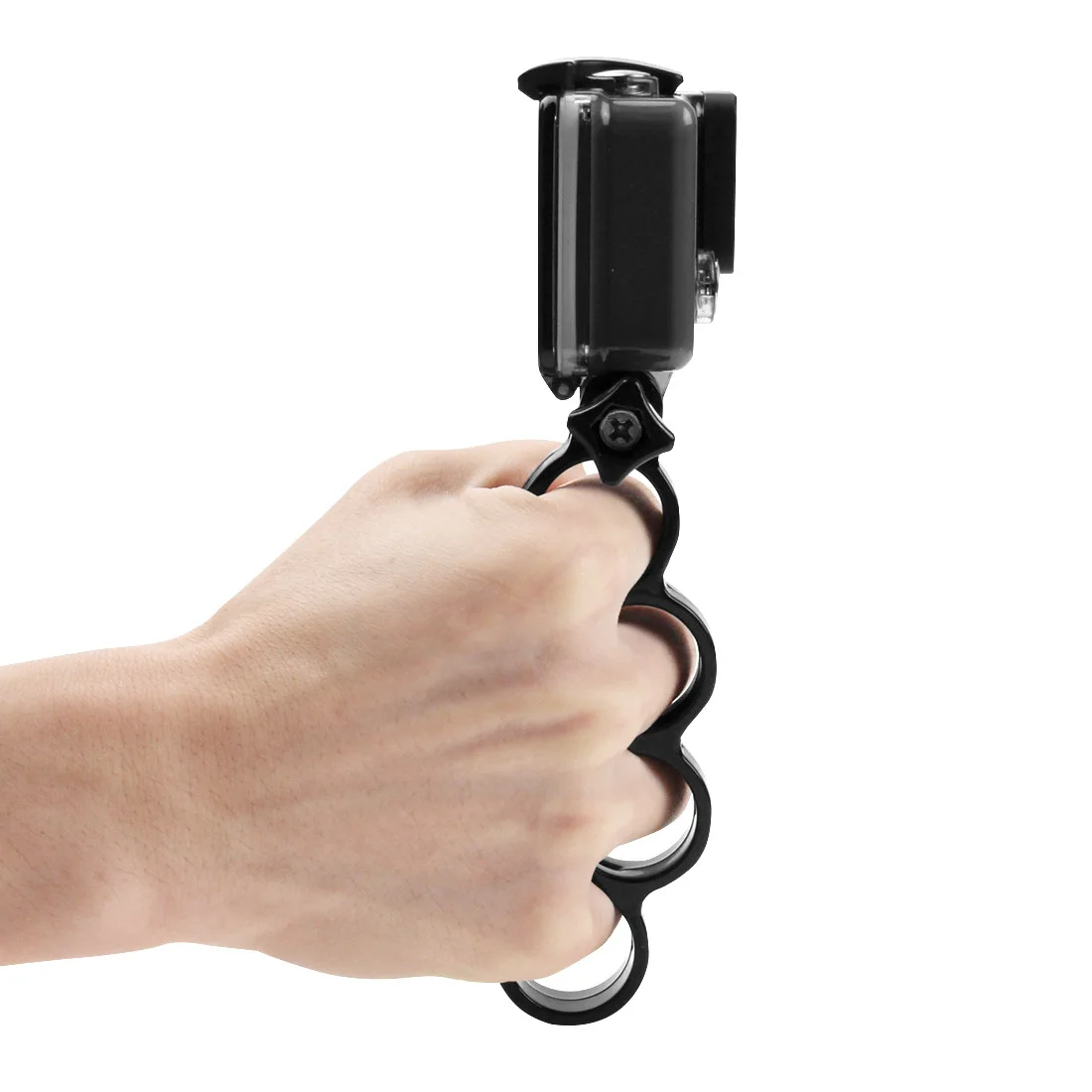Sports Camera Accessories Selfie Stick for GoPro HERO5 4 Session4 3 2 1 Brass Knuckle Selfie Stick Handle Stabilizer Screw Black