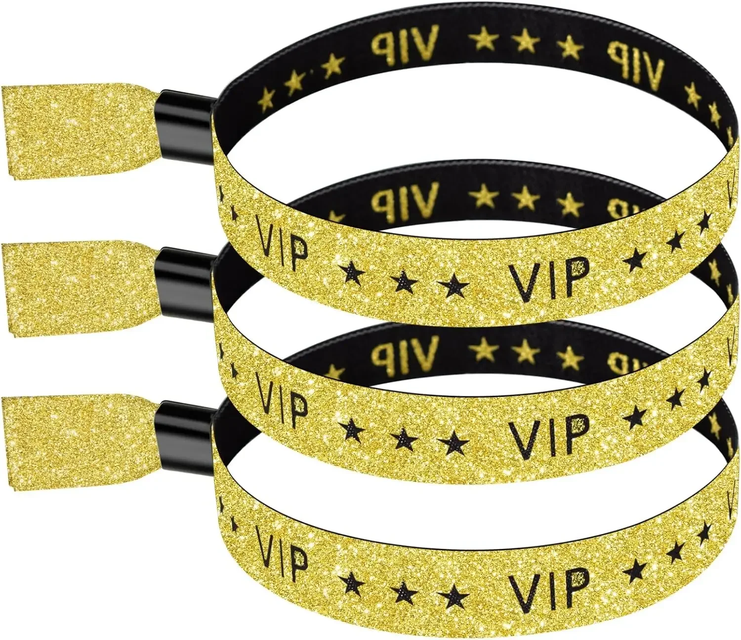 100pcs VIP Cloth Event Wristband VIP Fabric Wristbands Solid Color Cloth Wristband Party Wedding Events Concerts Fairs
