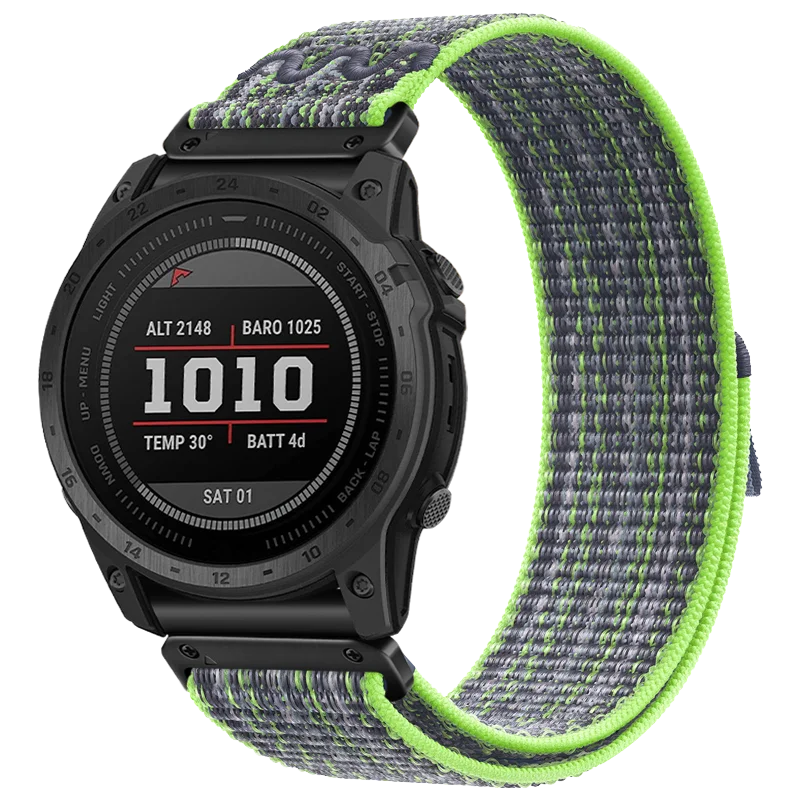 Nylon QuickFit Strap, 22mm/26mm, Universal Fit Smartwatch Bracelet