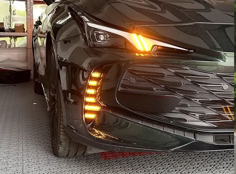 For MG MG7 2023 2024 Car Led Daytime Running Lights Front Fog Lamp Modification Dynamic Turn Signal Driving Decorative Lights detail image 14