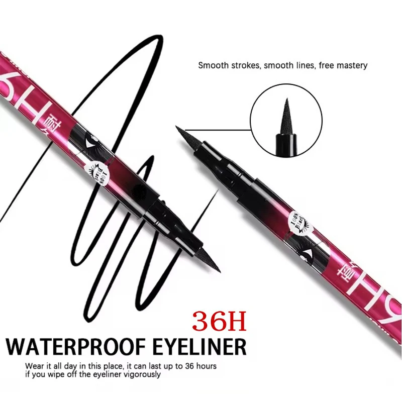 Eyeliner liquido waterproof a lunga durata nero anti sbavature_voghion.com