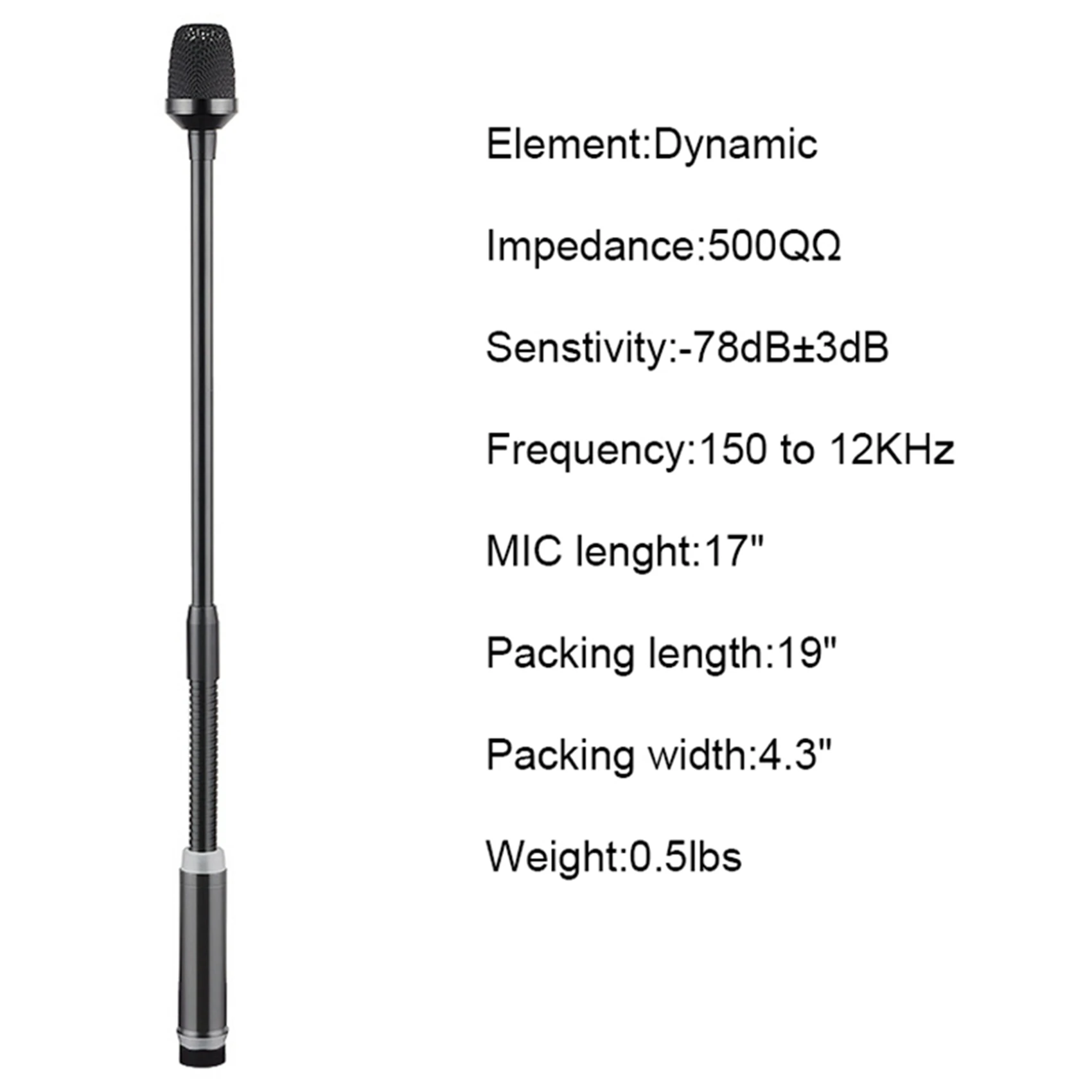 ELECT-2X Microfono DJ dinamico professionale per mixer Disco dedicato Shouting Microfone KTV Bar Microfono DJ a collo di cigno - immagine 2