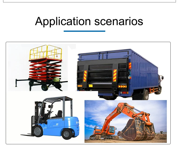 Description Picture 5 of item12V24V 200A Electric Stacker Forklift Tail Plate Oil Pump Start Switch Relay Plate Oil Pump Start DC Contactor