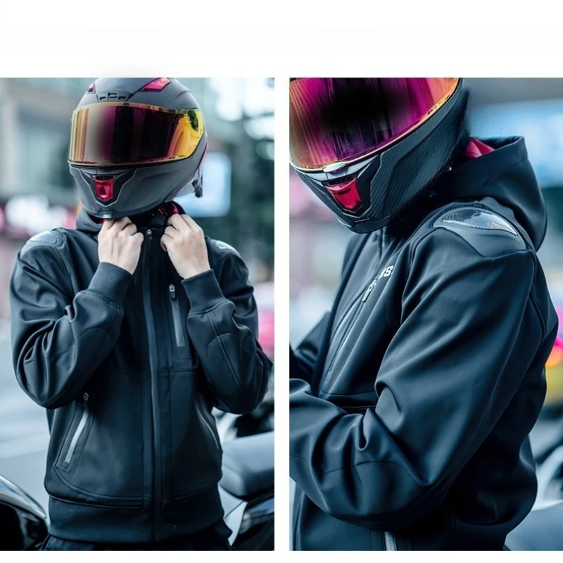 LYSCHY 방수 오토바이 재킷 남성용 겨울용 따뜻한 CE 보호 장비 레이싱 모토 의류 오토바이 아머