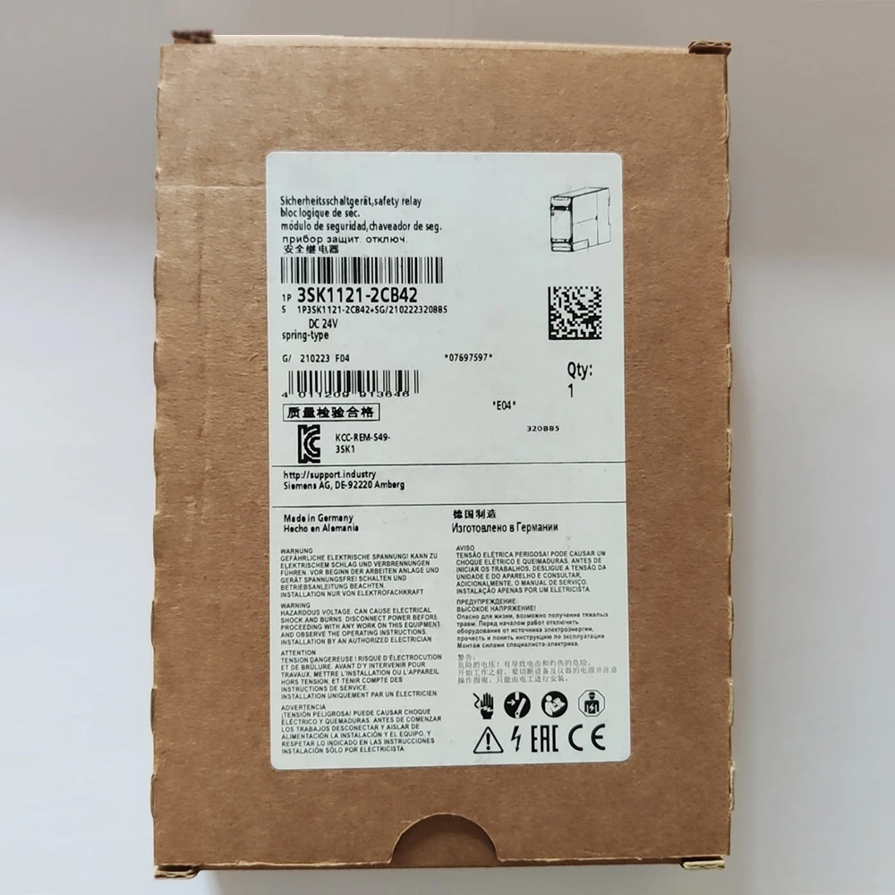 3SK1121 2CB42 For SIEMENS SIRIUS Safety Relay Basic Unit Advanced Serie