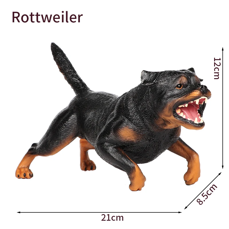 Realistic Dog Figurine Action Figure - Collectible Decorative Ornament, Ideal Gift