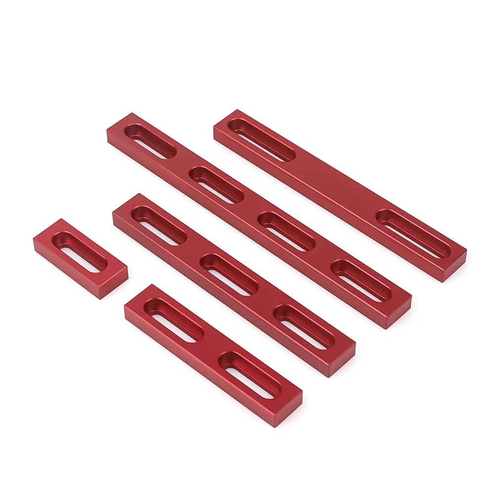 Aluminum Positioning Strip Tool CNC Baseboard Table Fixture Tool for Fiber Laser Marking Engraving Machine CNC Part 2Pcs/Set cnc positioning strip