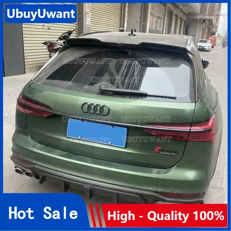 

For Hatchback Audi A6 Spoiler 2020-2023 Audi A6 C8 Allroad Spoiler carbon fiber Material Car Rear Wing Rear Spoiler