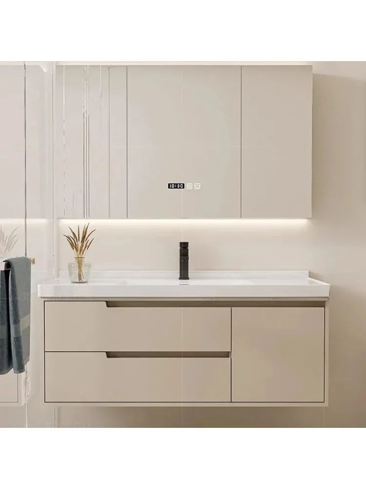Bathroom Column Storage Filing Cabinets Furniture Luxury Cabinet Washbasin Wc Drawer Shelf Mirrors Wooden