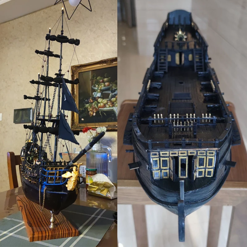 2022 Black Pearl Black Pearl Model Ship Material Model DIY Scene
